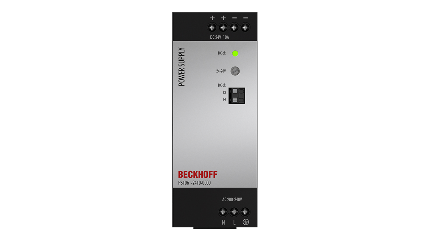 PS1061-2410-0000 | Power supply PS1000; output: 24 V DC, 10 A; input: AC 200…240 V, 1-phase