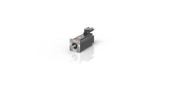 Servomotor without fan, resolver