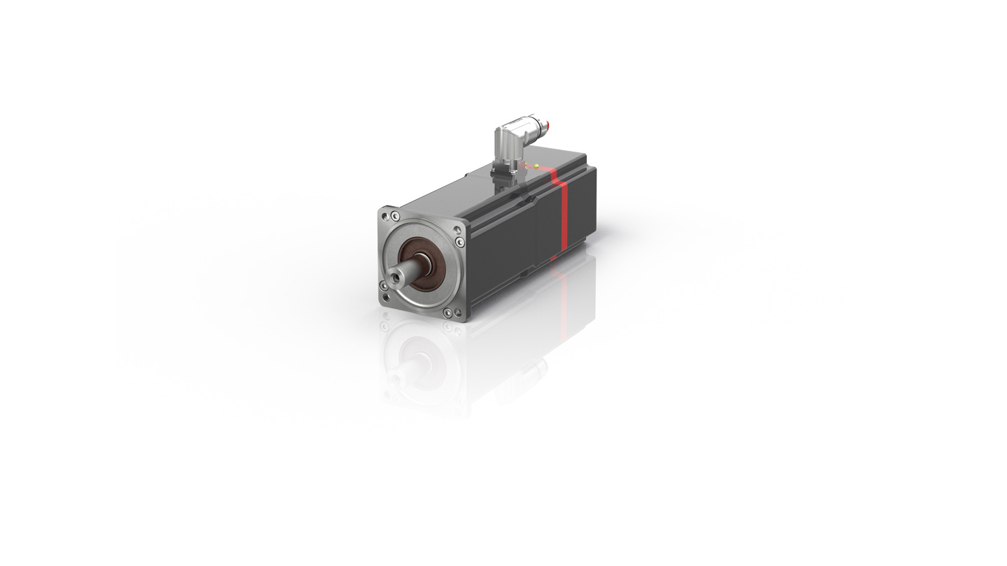 AMP8542 | Distributed servo drive with increased rotor moment of inertia 3.84…4.10 Nm (M0), F4 (87 mm)