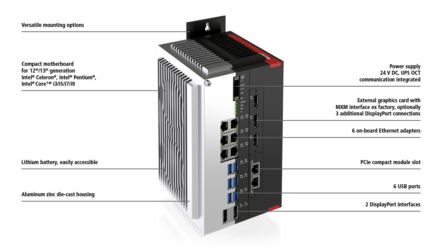 C6043 | Ultra-compact Industrial PC with NVIDIA® GPU