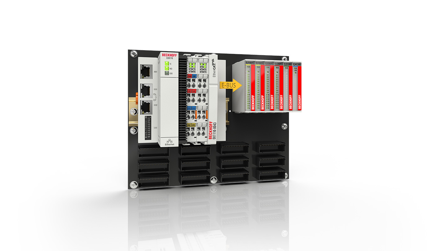 EK1110-0043 | EtherCAT EJ coupler, CX and EL terminal connection