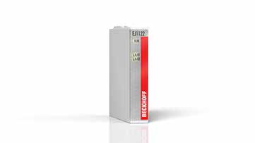 EJ1122 | EtherCAT plug-in module, 2-port junction, EtherCAT