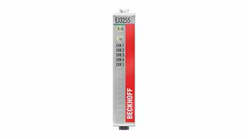 EJ3255 | EtherCAT plug-in module, 5-channel analog input, potentiometer, 300 Ω…50 kΩ, 16 bit