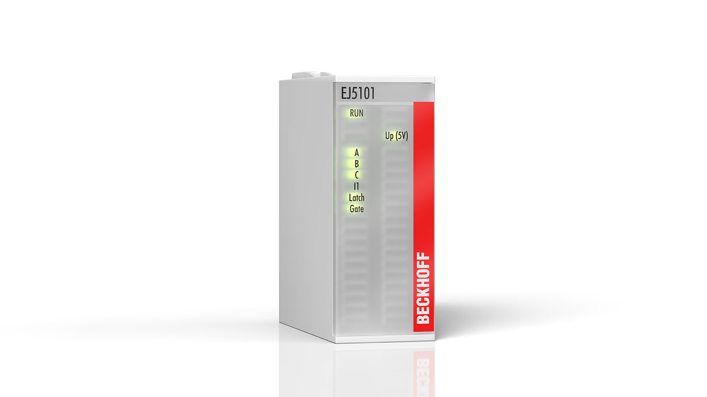 EJ5101 | EtherCAT plug-in module, 1-channel encoder interface, incremental, 5 V DC (DIFF RS422, TTL), 1 MHz