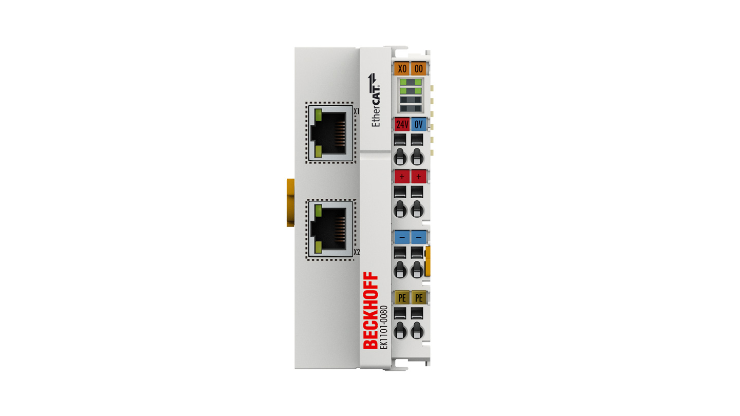 EK1101-0080 | EtherCAT Coupler with ID switch, Fast Hot Connect
