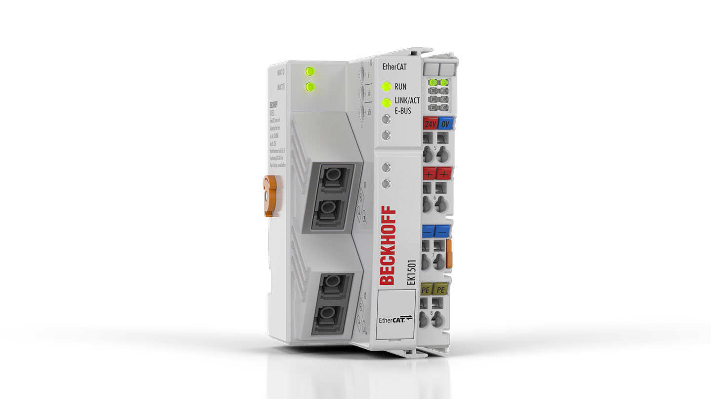 EK1501 | EtherCAT Coupler with ID switch, multi-mode fiber optic