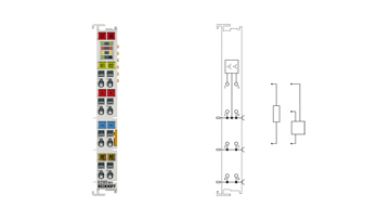 EL2502-0010 | EtherCAT Terminal, 2-channel PWM output, 24 V DC, 0.5 A, timestamping