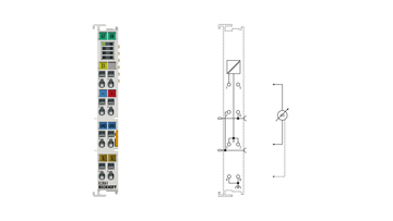 EL3061 | EtherCAT Terminal, 1-channel analog input, voltage, 0…10 V, 12 bit, single-ended
