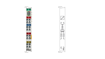 EL3681 | EtherCAT Terminal, 1-channel analog input, multimeter, 300 V AC/DC, 10 A, 19 bit
