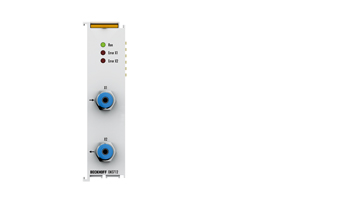 EM3712 | EtherCAT Terminal, 2-channel analog input, relative pressure, ±1000 hPa (-1…+1 bar)