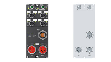 EP7211-0035 | EtherCAT Box, 1-channel motion interface, servomotor, 48 V DC, 4.5 A, OCT, suitable for STO applications