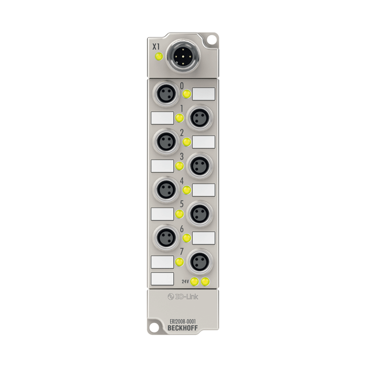 ERI2008-0001 | IO-Link box, 8-channel digital output, 24 V DC, 0.5 A, M8, zinc die-cast