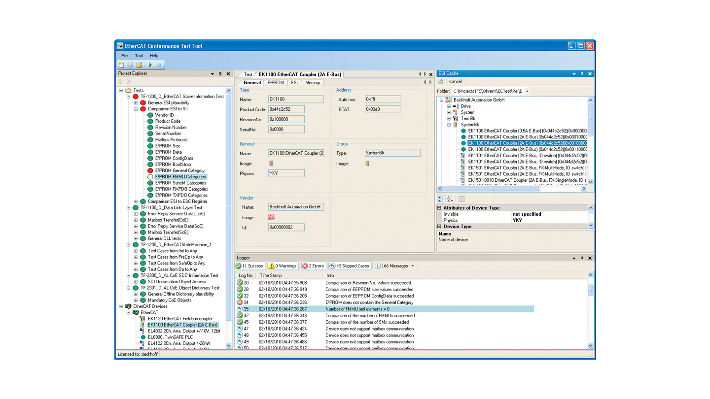 ET9400 | EtherCAT Conformance Test Tool (CTT)