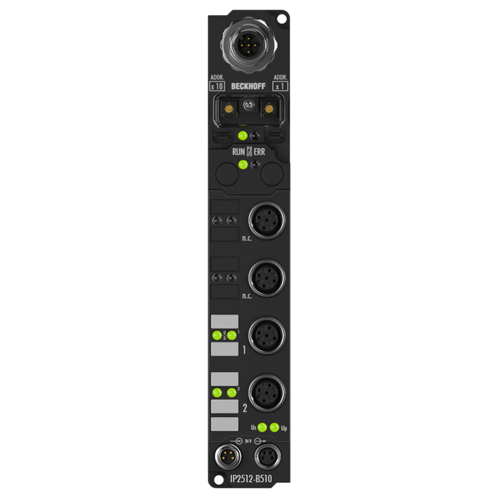 IP2512-B510 | Fieldbus Box, 2-channel PWM output, CANopen, 24 V DC, 2.5 A, M12