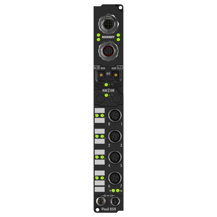 IP3112-B528 | Fieldbus Box, 4-channel analog input, DeviceNet®, current, 0/4…20 mA, 16 bit, differential, M12, integrated T-connector