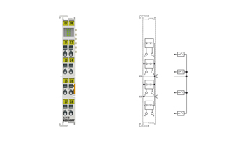 KL1418 | Bus Terminal, 8-channel digital input, 24 V DC, 0.2 ms