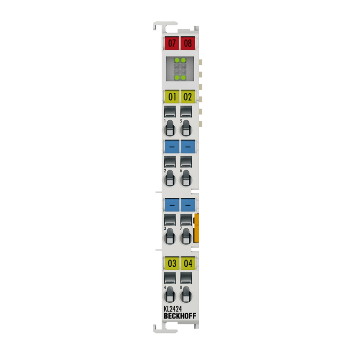 KL2424 | Bus Terminal, 4-channel digital output, 24 V DC, 2 A