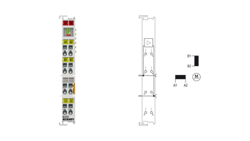 KL2531 | Bus Terminal, 1-channel motion interface, stepper motor, 24 V DC, 1.5 A