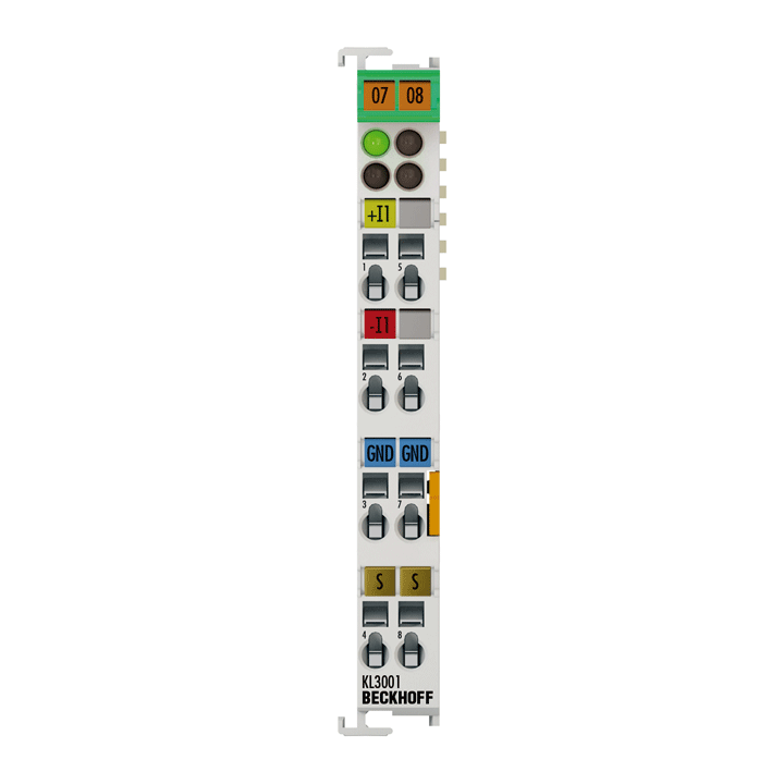 KL3001 | Bus Terminal, 1-channel analog input, voltage, ±10 V, 12 bit, differential