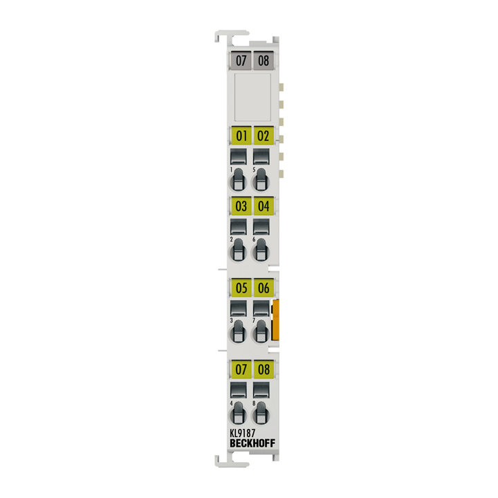 KL9187 | Potential distribution terminal, 8 x 0 V DC