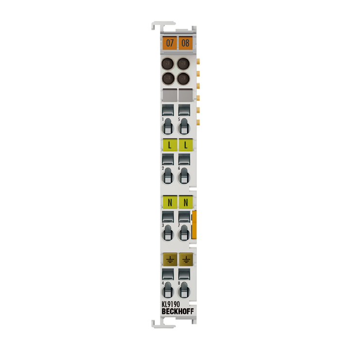 KL9190 | Potential supply terminal, any voltage up to 230 V AC