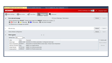 TE5950 | TwinCAT 3 Drive Manager 2