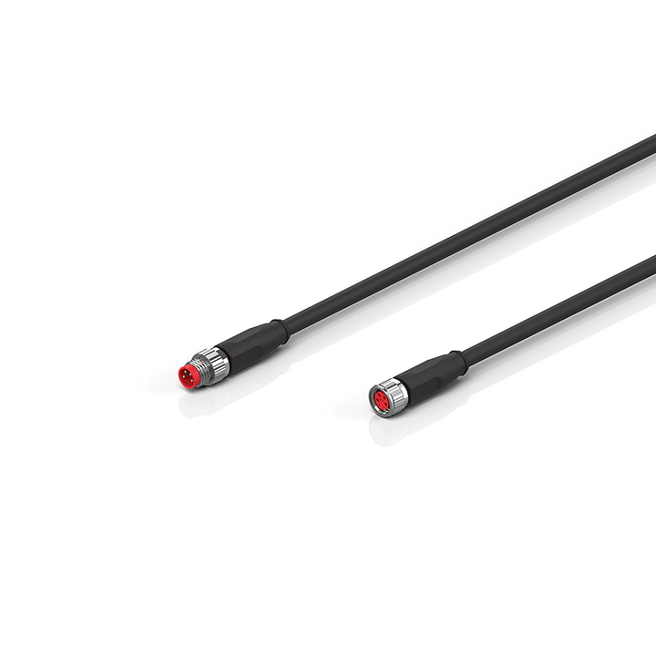 ZK2020-3132-0xxx | Power cable, PUR, 4 x 0.34 mm², drag-chain suitable